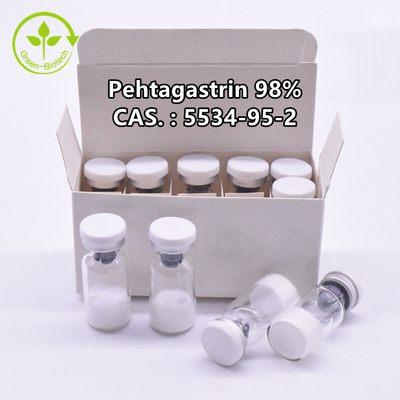 98% Cas 5534-95-2のPentagastrinの粉10 Mg/Bottle