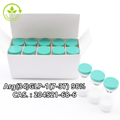 Arg （34） GLP-1 （7-37） CAS 204521-68-6 98%のArg34 GLP1 （7-37）粉