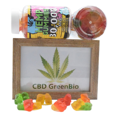 GMP COA 25mg CBDの粘着性の食用の麻のインド大麻の反炎症性