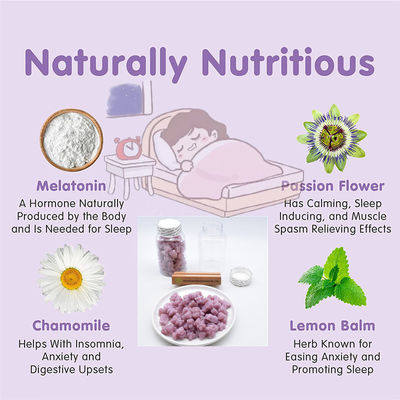 大人のための睡眠のビタミンの粘着性くまは睡眠の質を改善する