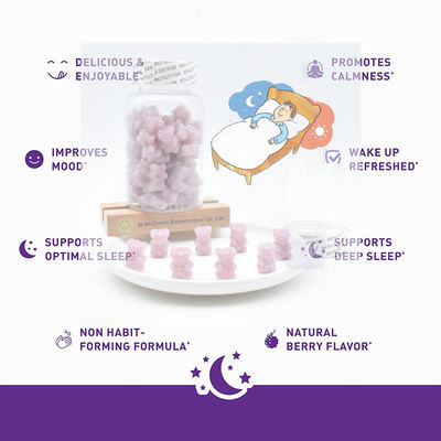 大人のための睡眠のビタミンの粘着性くまは睡眠の質を改善する