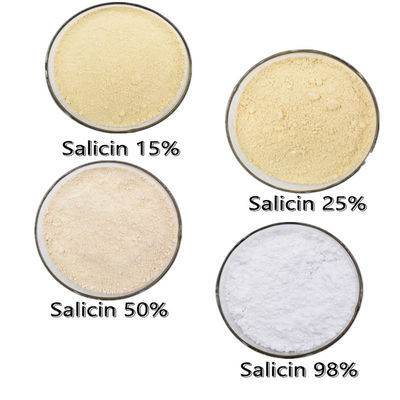 化粧品の等級の純粋なSalicinの白いヤナギの吠え声のエキスSalicinは98%を粉にする