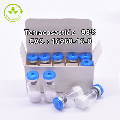 Cas 16960-16-0 98% Tetracosactideの粉のACTHのアナログのペニシリンのびんのパッキング