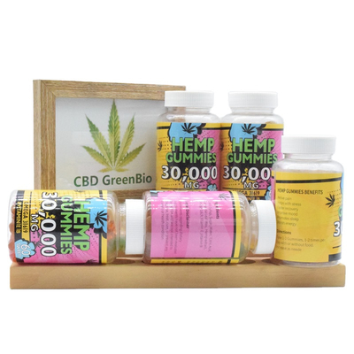 GMP COA 25mg CBDの粘着性の食用の麻のインド大麻の反炎症性