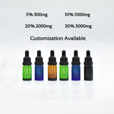 隔離集団99.9% CBDの色オイルの CBDオイルの心配の減少