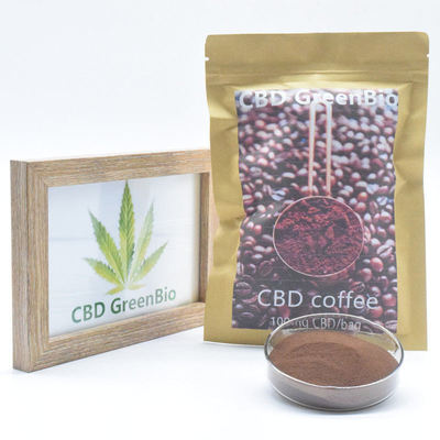 GreenBio 100g完全なスペクトルCBDのコーヒー草のエキスの苦痛解放
