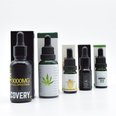 OEM ODM健康な心配500mg 1000mgのために自由な広いスペクトルCBDオイルTHC