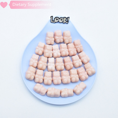 商標のビオチンのコラーゲンの健康は毛の釘の皮くまのコラーゲンGummiesを補う