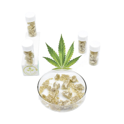 ガラス ビンの純粋なCbdの砕片の有機性麻のワックスの圧力の減少